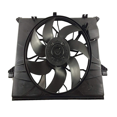 7 collu augstas veiktspējas melns elektriskā eļļas dzesētāja radiatora dzesēšanas ventilators